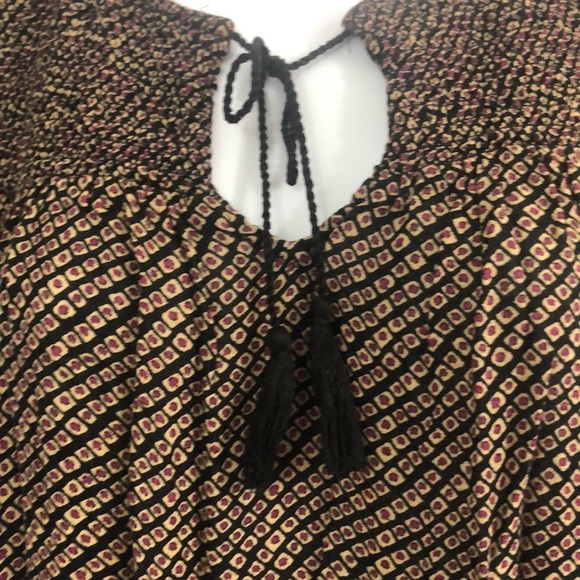 Lucky Brand Flowing Short Sleeve Top Small - Picture 2 of 7